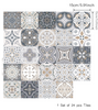 24pcs Mosaic Wall Stick Tiles Transfer Stickers Kitchen Self-Adhesive Peel&Stick