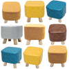 Small Square Footstool Ottoman Pouffe Dressing Living Room Padded Chair Seat