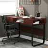 Computer Desk Work Table with 3 Shelves PC Laptop Table with Steel Frame