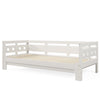 Daybed Wooden 3ft Single Guest Bed Trundle Bed Sofa Bed Frame Solid Pine White