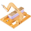 Soap Cutter 0-2in Adjustable Bamboo Soap Slicer With Stainless Steel Wire