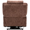 Electric Massage Chair Power Lift Recliner Armchair Sofa with Heat Velvet Brown