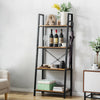 4 tier storage bookshelf display rack brown Storage Shelving living room