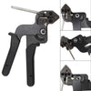 Stainless Steel Crimper Tensioner Cutter Tool Metal Cable Tie Fasten Gun Pliers