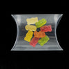 50Pcs Pillow Favor Gift Box Wedding Party Favour PVC Candy Snacks Candy Boxes.