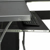 Modern L-shaped Computer Desk Corner PC Table Workstation Home Office w/ Shelves