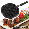 Takoyaki Non-stick Grill Pan Cooking Plate Pancake Puffs Octopus Ball Maker