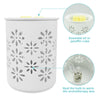 Electric Fragrance Lamp Wax Melt Warmer 3D Aroma Oil Burner Diffuser Glass Gift