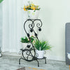 Multi Tier Plant Stand Flower Pot Shelf Rack Holder Garden Christmas Home Déco