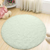 New Round Shaggy Rugs Carpet Thick Mats Large Living Room Bedroom Playing Mat UK