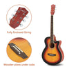 40" 6 String Folk Acoustic Guitar Adult Beginner Starter with Bag Tool