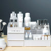 White Cosmetic Organiser Plastic Makeup Drawer Holder Jewellery Case Box Storage