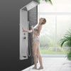 Shower Panel Column Tower w/ Body Jets Waterfall Bathroom Thermostatic Manual
