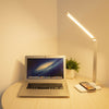 USB Charge LED Desk Table Lamp QI Wireless Phone Charger Read Study Night Light