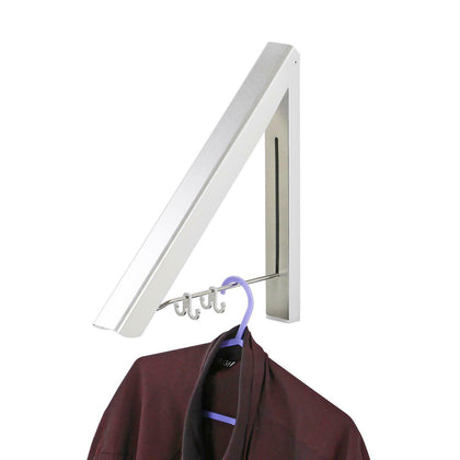 Foldable Wall Mounted Clothes Rack Triangle Hanger Rack Airer Aluminium