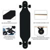 42"Maple Longboard Professional Road Skateboard Drop Through Complete Skateboard