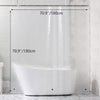 New 3D Shower Curtain Clear Plastic EVA Diamond Cube Thicker PEVA UK