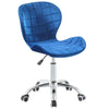 Cushioned Computer Desk Office Chair Chrome Lift Swivel Small Adjustable