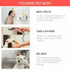 Portable Pet Bath Dog Swimming Pool Foldable Bath Paddling Pool Puppy Bathtub UK