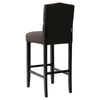High Kitchen Bar Stools Footrest Breakfast Bar Stools Padded Seat Buttoned Back