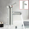 Cloakroom Chrome Luxury Bathroom Modern Basin Sink Mono Mixer Tap with 2 Hoses
