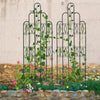 2x Strong Rustproof Garden Trellis Metal Plants Climbing Trellis Rack Grid Panel