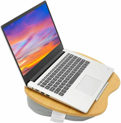Laptop Tray Lap Desk Cushioned Portable Computer Reading Writing Table Sofa Bed