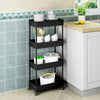 Narrow Slim Kitchen Storage Trolley Fruit Vegetable Gap Rack Basket Shelf Cart