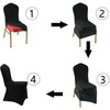 50/100 Shop Chair Cover Spandex Elastic Dining Chair Protector For Wedding Event