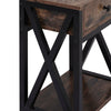 Bedside Table Cabinet Vintage Bedroom Nightstand Side End Table 1 Drawer & Shelf