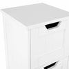 Bathroom 4Drawer/4Drawer 1 Door White Finish Storage Cupboard Unit