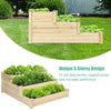 Wooden Raised Planter Bed Outdoor Garden Vegetable Flower Plainting Grow Bed Box