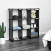 9-Cube DIY Storage Shelves Open Bookshelf Closet for Family Study Organiser Rack