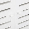 Shoe Rack Shoes Storage Cabinet Wooden Stand Cupboard 5 Shelves Organiser 2 Door