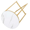 Bedside Sofa Side Table Modern Round Coffee Lap End Lap Desk Living Room