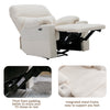 Electric Recliner Chair Sofa Chair TV Armchair Cinema Chair with 2 Cup Holder HT