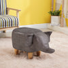 Animal Footstools Upholstered Ottoman Cushion Padded Seat Rest Stool Pouffe Gift