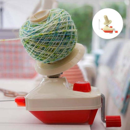 1x Hand Operated Knitting Roll String Yarn Fiber Wool Thread Ball Winder Holder