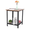 Small Vintage Side Table Rustic Bedside Cabinet Nightstand Unit End Sofa Retro