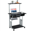 Small Corner Computer Desk w/ Printer Shelf CPU Stand Home Office PC Laptop Desk