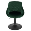 1x Breakfast Bar Stools Bar Chairs for Kitchen Bar Stools with Velvet Swivel Gas