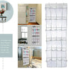 24 Pockets Over Door Hanging Shoe Rack Storage Hanger Holder Organiser Tidy UK