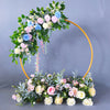 30cm-2M Golden Wedding Round Arch Frame Circle Base Backdrop Moongate Frameworks