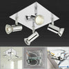 Adjustable Modern 4 Way Square Kitchen LED Ceiling Spot Lights Spotlight Fitting