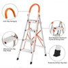 Folding 4 Step Ladder Safety Non Slip Mat Tread Small Stool Ladders Kitchen Home