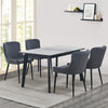 2X Velvet Dining Chairs Diamond Seat Padded Kitchen Dining room Chairs CLIPOP