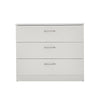 Modern White Chest of Drawers 3 Draws Bedroom Furniture Hallway Storage Cabinet