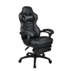 Executive Racing Gaming Chair Swivel Office Computer Ergonomic Recliner PU Black