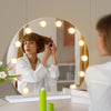 Hollywood Vanity Make Up Mirror with Lights 18-LED Tabletop Wall Metal 80x62cm