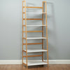 5 Tier Freestanding Tall 1.8M White Bookcase/Bookshelf Modern Storage Shelves